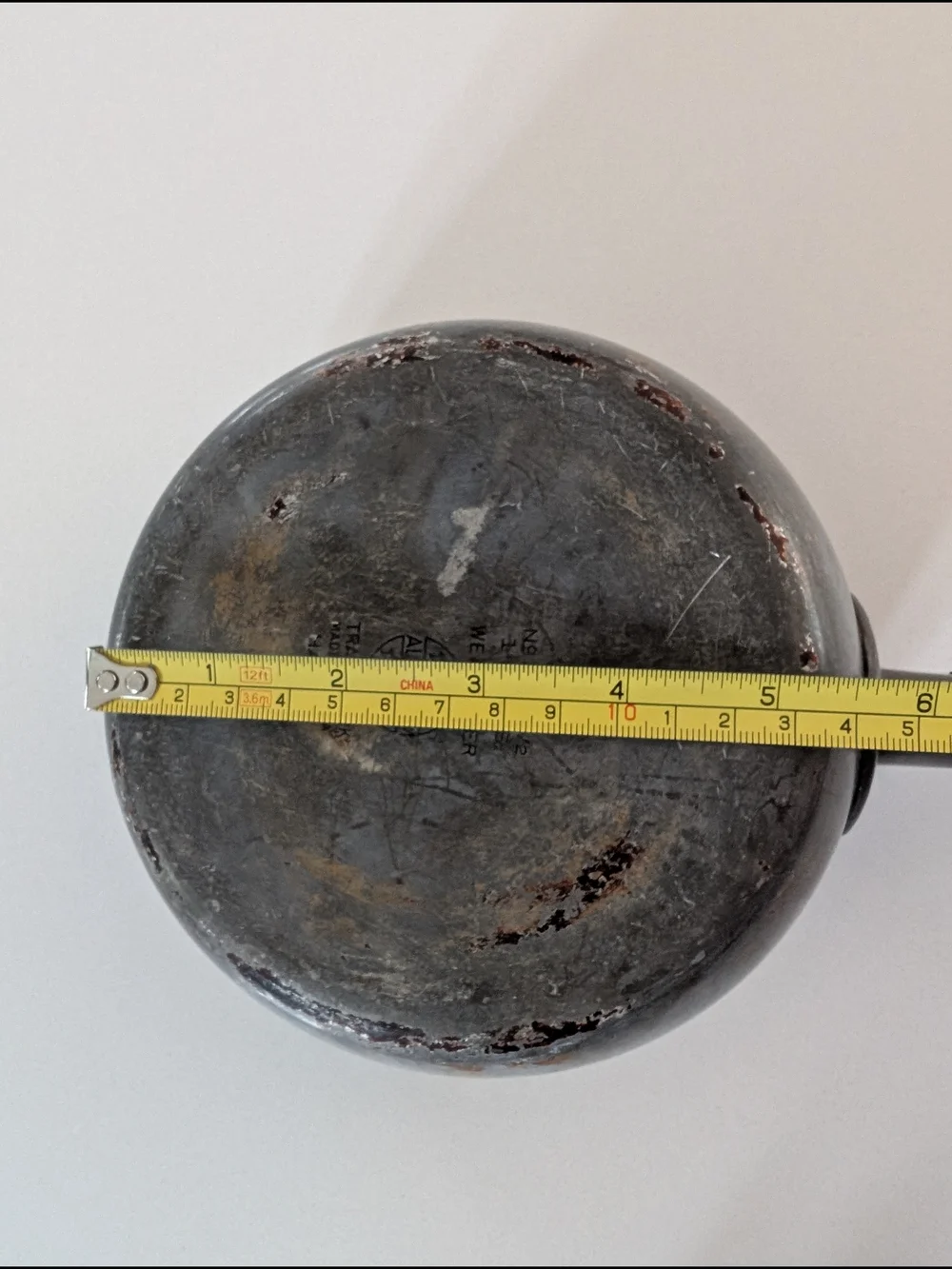 Vintage Wear-Ever Hallite 1.5 Qt Aluminum Saucepan Copper Lid No. 2101 1/2 MCM
